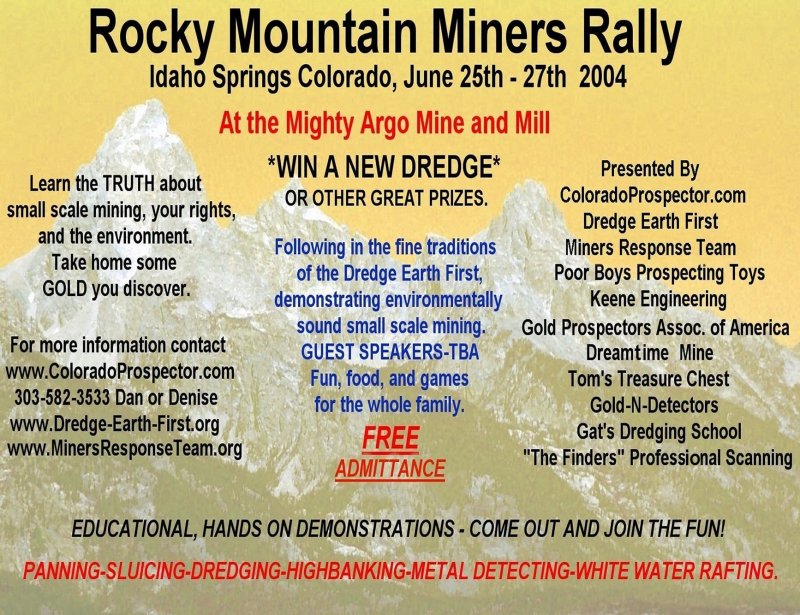 Rocky Mountain Miners Rally