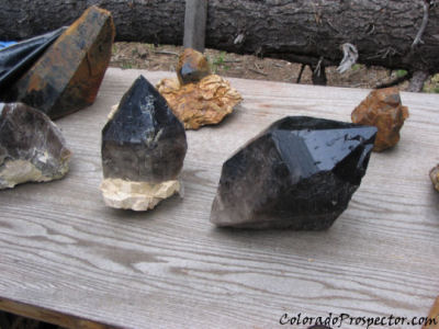 Colorado Smokey quartz crystals